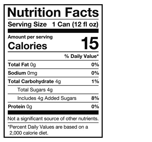 Strawberry Lemon Prebiotic Soda 12 fl oz additional information