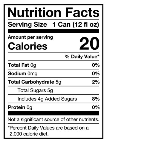 Orange Prebiotic Soda 12 fl oz additional information