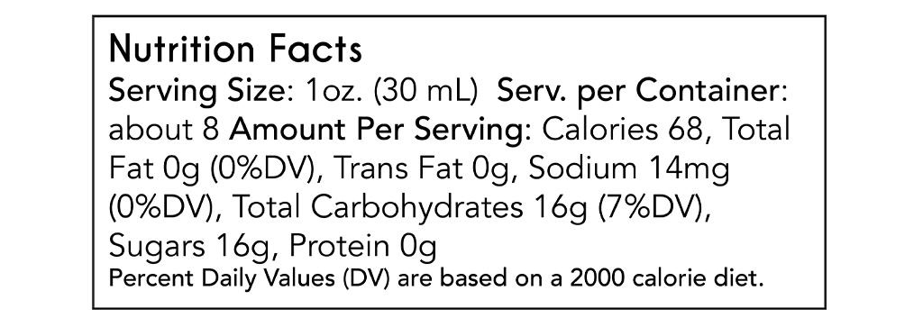 Mango Jalapeño Simple Syrup 8 fl oz additional information