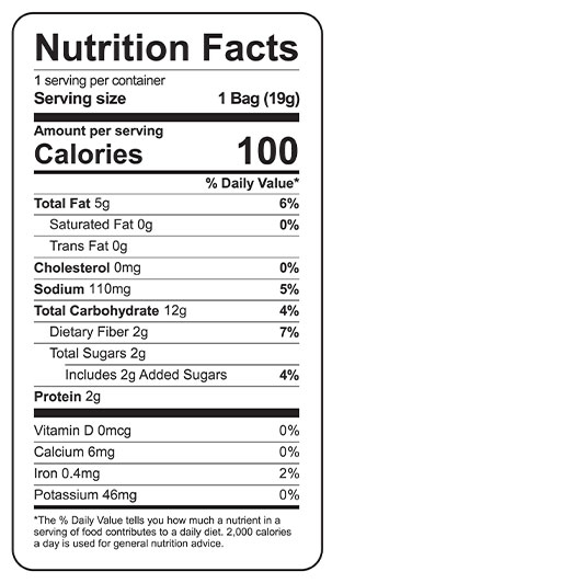 Cinnamon Popcorn 100 Calorie Bags 0.7 oz additional information