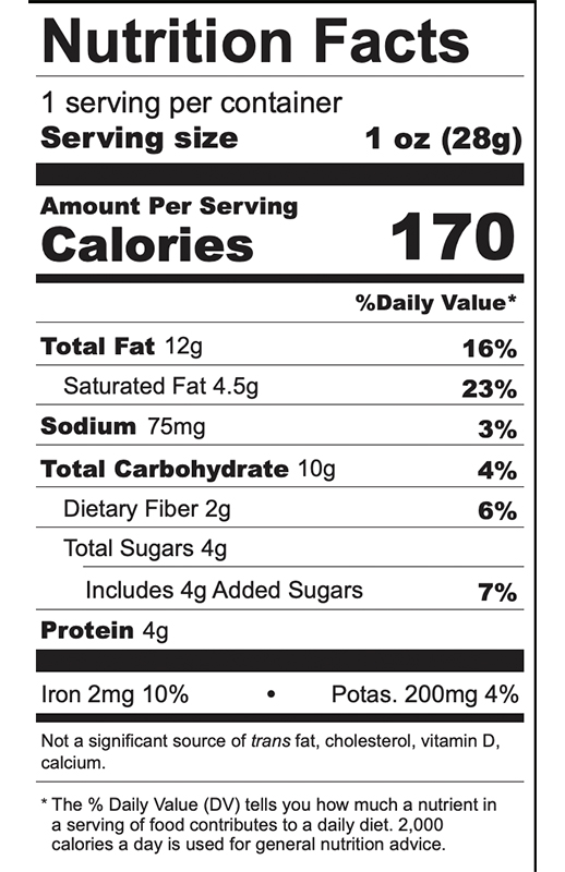 Chocolate Covered Hunks Cashew & Vanilla Bean 1 oz additional information