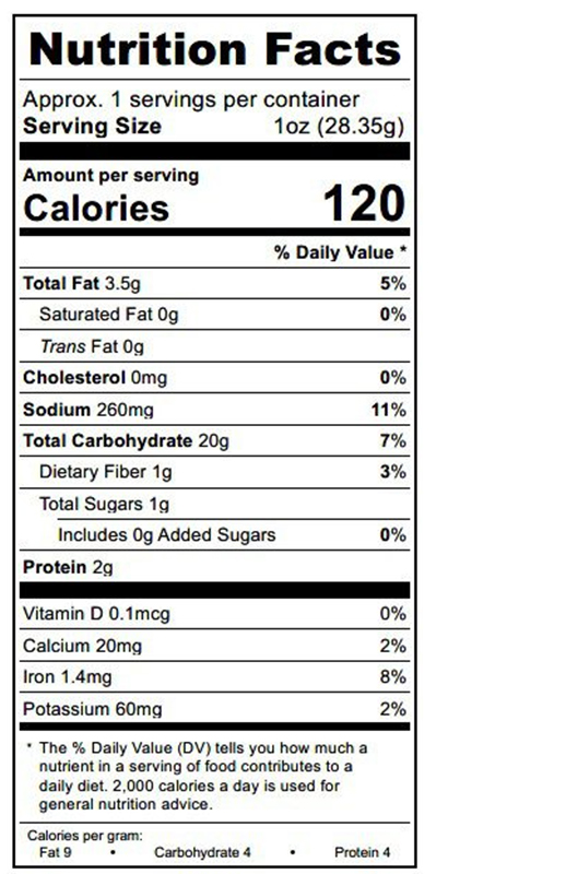 Smoky Gouda Medley Pretzels 1 oz additional information