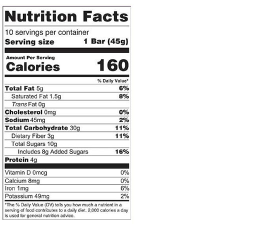 Sprinkle Sugar Cookie Dough Bar 1.6 oz additional information