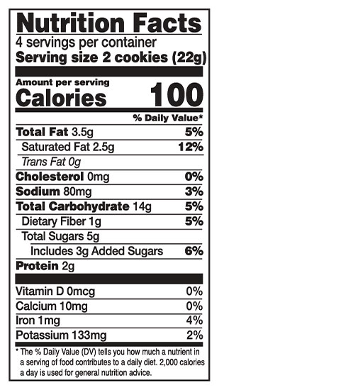 Banana Carrot Cookie Bites 3.2 oz additional information