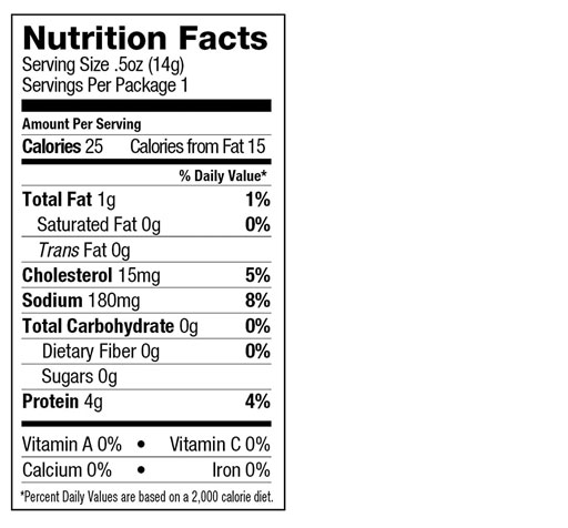 All-Natural Turkey Stick 0.5 oz additional information