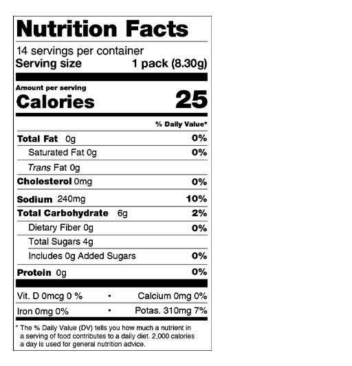 Lemon Hydrating Electrolyte Mix 0.29 oz additional information