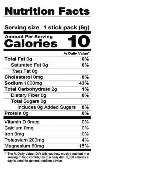 Watermelon Salt Electrolyte Drink Mix .21 oz SnackMagic Build your