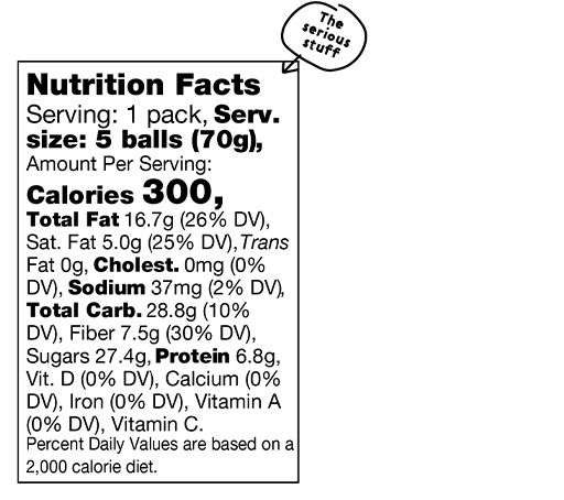 Choc Hazelnut Frooze Balls 2.5 oz additional information