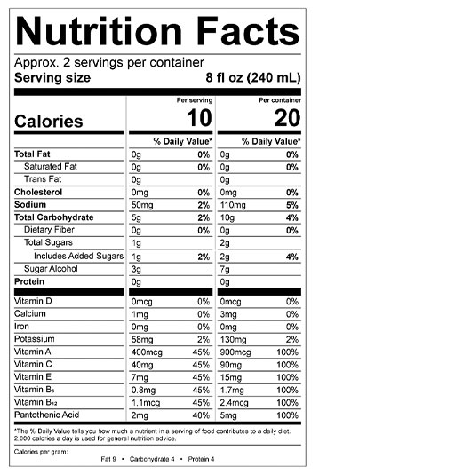 Organic Peach Complete Hydration 18 fl oz (Pack of 6) SnackMagic Build your own 100