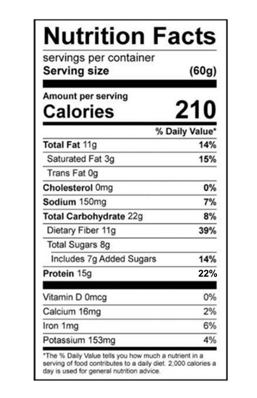 Peanut Butter Protein Bars 2.12 oz additional information