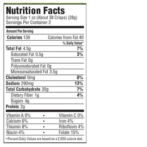 Jalapeño Cornbread Crisps 2 oz additional information