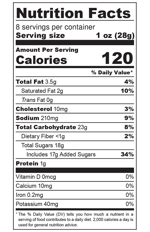 Buttery Caramel Corn 8 oz additional information