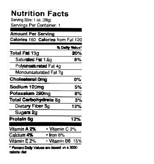 Original Blend Pistachio Kernels 1 oz additional information