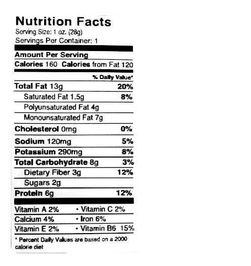 Sea Salt + Pepper Pistachio Kernels 1 oz additional information