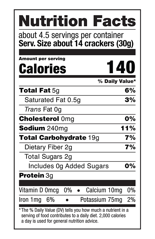 Vegan Cheddar Cheeze Organic Crackers 4.4 oz additional information