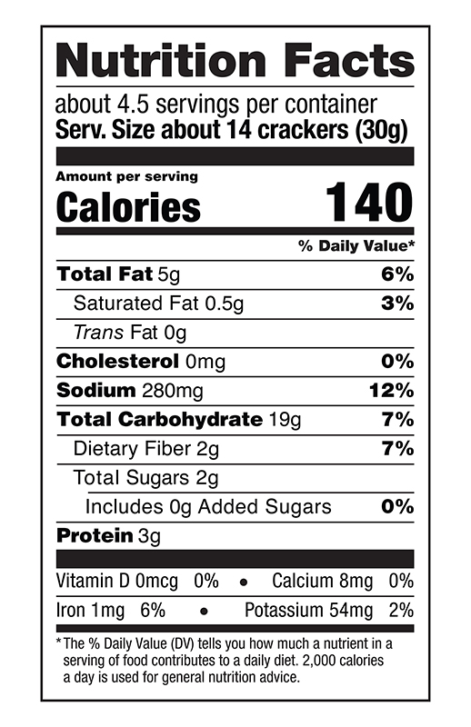 Sourdough Sea Salt Organic Crackers 4.4 oz additional information
