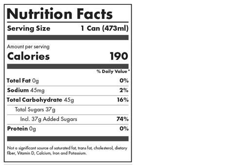 Guarana Original Soda 16 fl oz additional information