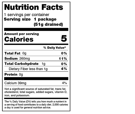 Spicy Sriracha Snacking Pickle Spears 2.2 oz additional information
