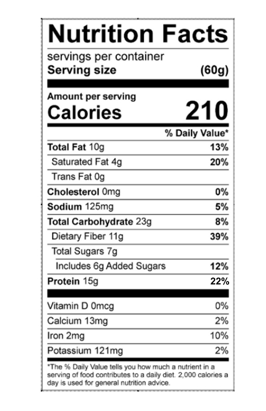 Chocolate Sea Salt Protein Bars 2.12 oz additional information