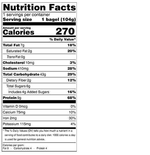 Cheese Pizza Bagels (12) additional information