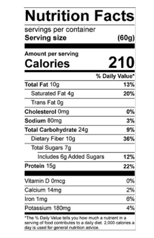 Espresso Chocolate Chip Protein Bars 2.12 oz additional information