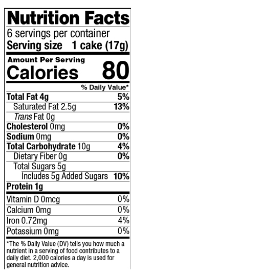 Organic Dark Chocolate Topped Rice Cakes 3.5 oz (Pack of 12