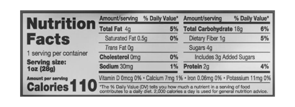 Maple Pecan Granola Bites 1 oz additional information