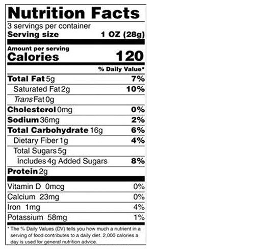 Maple Pecan Granola Bites 1 oz additional information