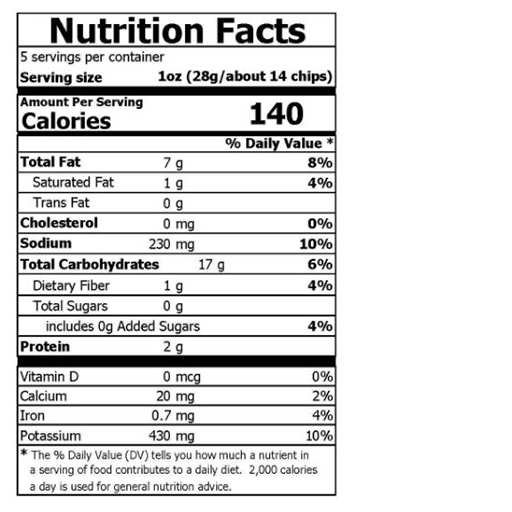 Everything Bagel Flavored Kettle Cooked Potato Chips 5 oz (Pack of 6