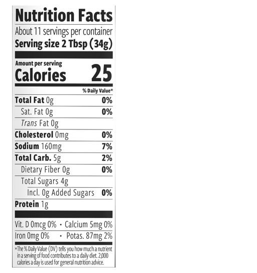 Backyard Red BBQ Sauce 13 fl oz additional information