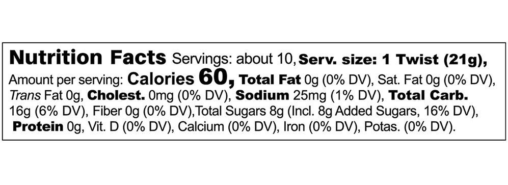 Cherry Licorice 8 oz additional information