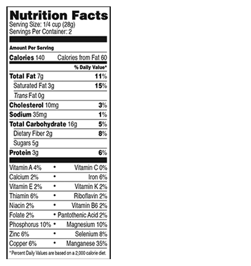 Original Recipe Granola Snack 2 oz additional information