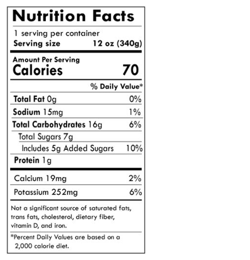 Ginger Lemon Mint 12oz 12 Can Case additional information