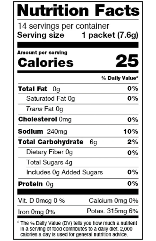 Strawberry Kiwi Hydrating Electrolyte Mix 0.29 oz additional information