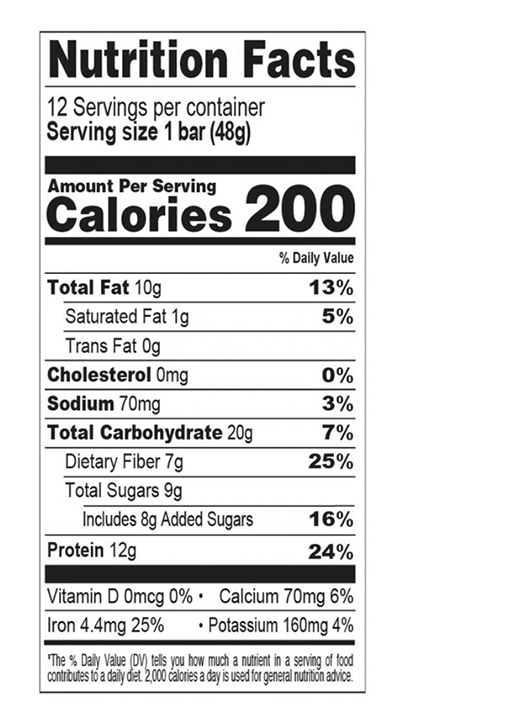 Crunchy Almond Spirulina Bar 2oz (12 pack) additional information