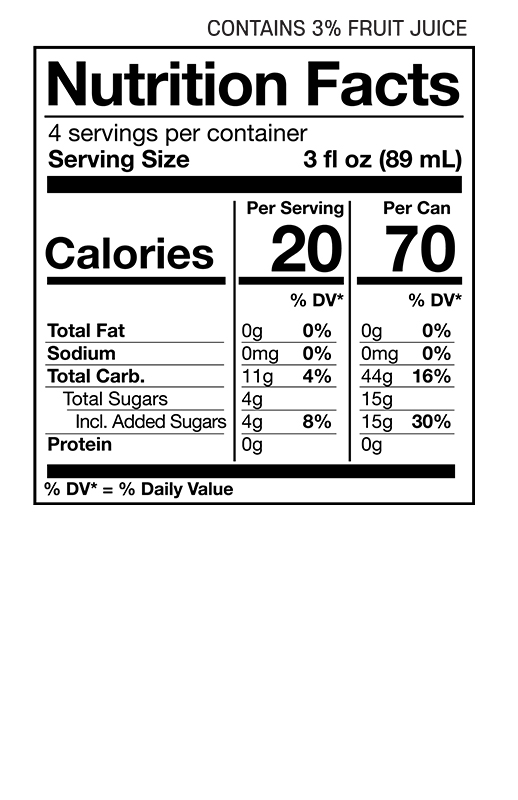 Sparkling Cosmopolitan Cocktail Mixer 12 fl oz additional information