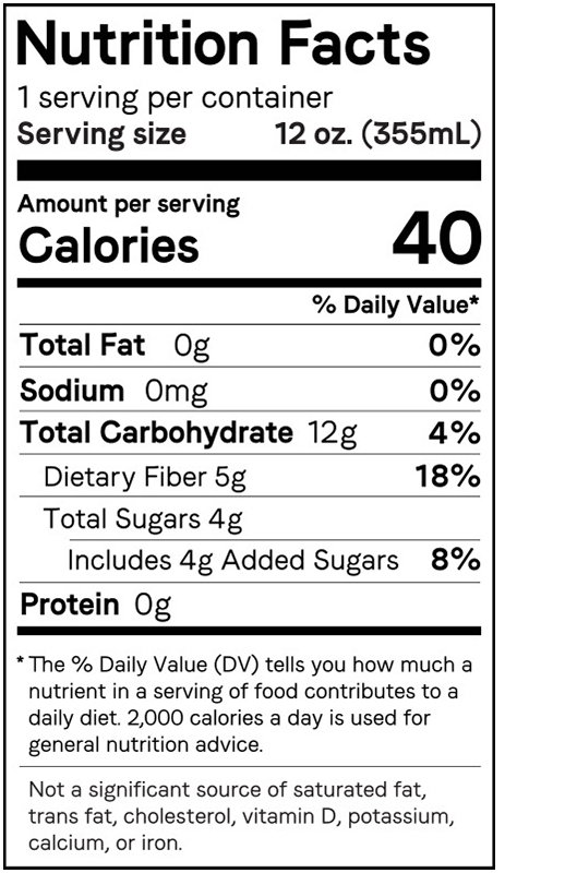 Pineapple Mango Prebiotic Soda 12 fl oz SnackMagic Build your own 100 Custom Snack Stash