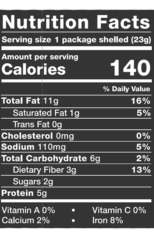 Smokehouse BBQ Sunflower Seeds 1.5 oz Case of 36 Single Serve additional information