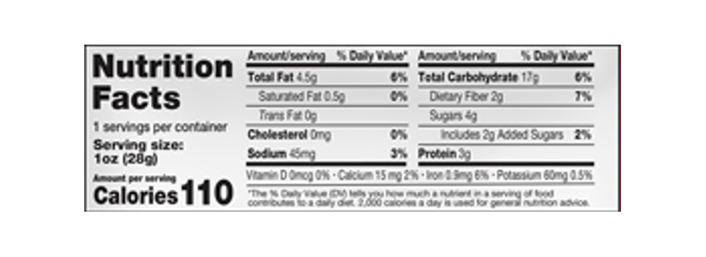 Apple Cinnamon Granola Bites 1 oz additional information