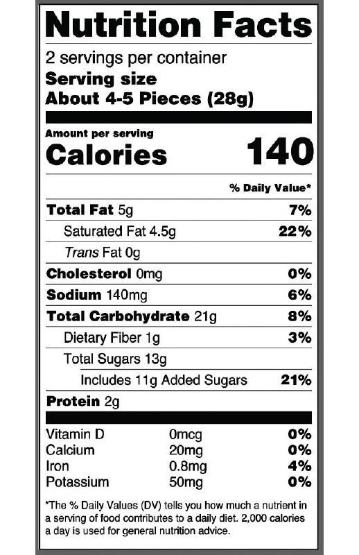 Apple Cinnamon Nibbles Snack Mix 2 oz additional information