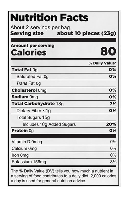 Fruit Bites - Sour Cherry & Apple 1.8 oz additional information