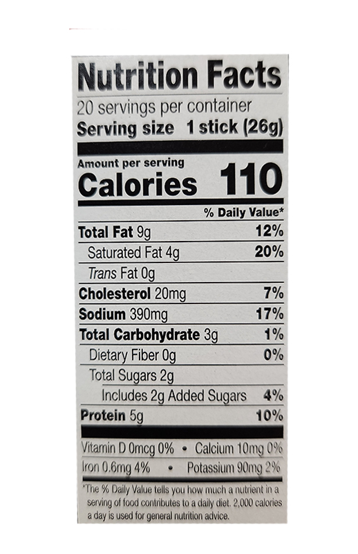 Jack Link's 100% Beef Stick Teriyaki 0.92 oz additional information