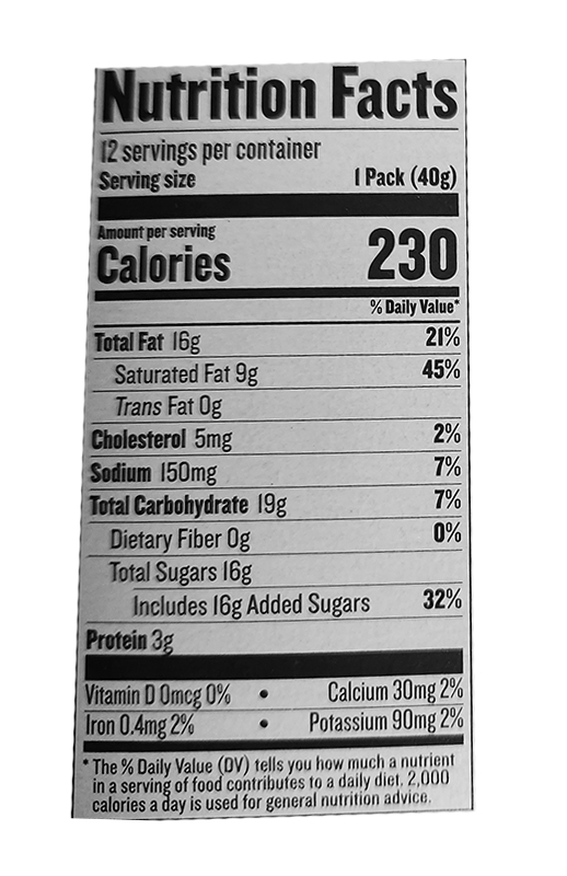 Justin's White Chocolate Peanut Butter Cups 1.4 oz additional information