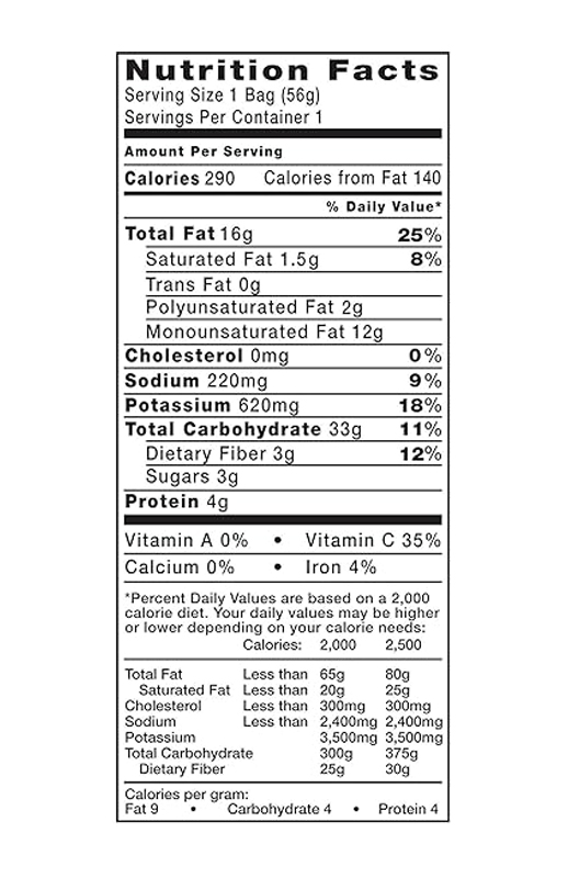 Kettle Brand Honey Dijon Potato Chips 2 oz additional information