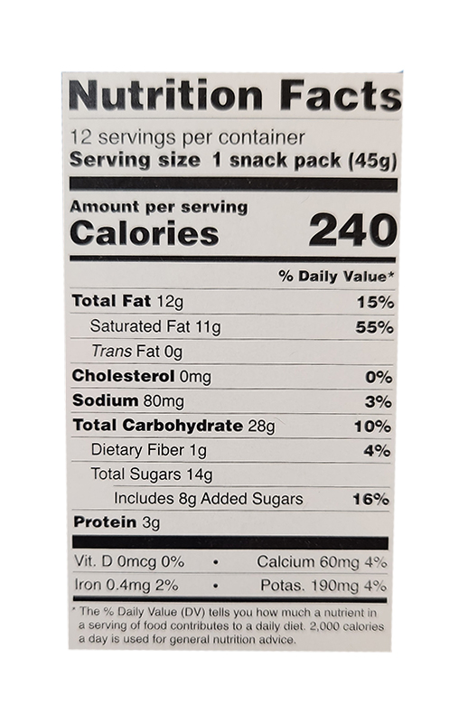 Loacker Crispy Wafer Vanilla 1.59 oz additional information