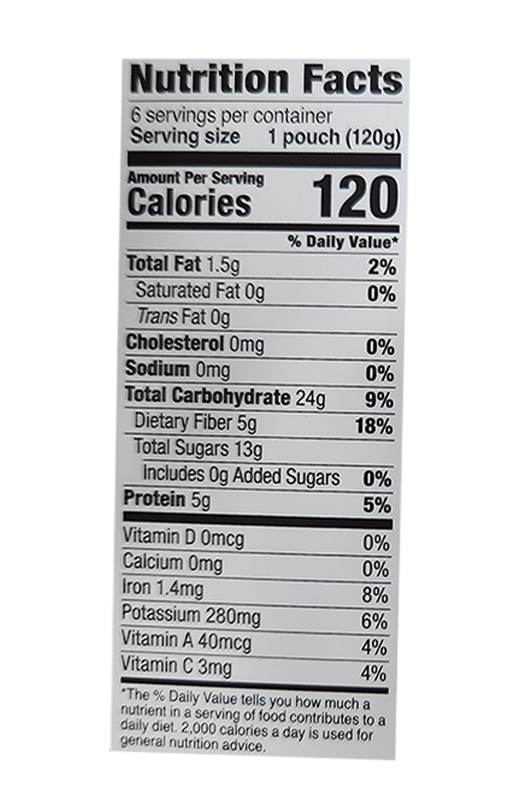 NOKA Organic Strawberry & Pineapple Smoothie 4.22 oz additional information