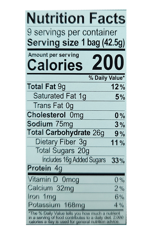 Sahale Snacks Classic Fruit + Nut Trail Mixes 1.5 oz additional information