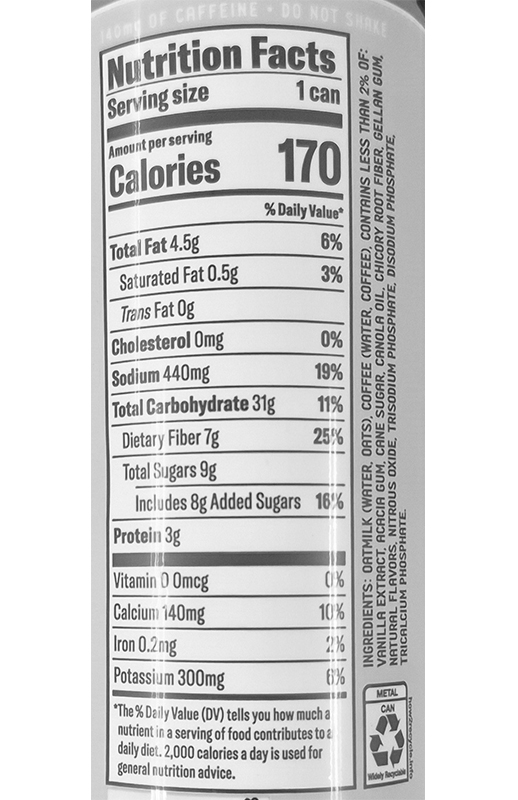 LA Colombe Vanilla Draft Latte Cold Brew with Oat Milk 11 fl oz additional information