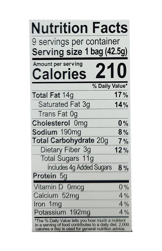 Sahale Snacks Mango Tango Almond Trail Mix 1.5 oz additional information