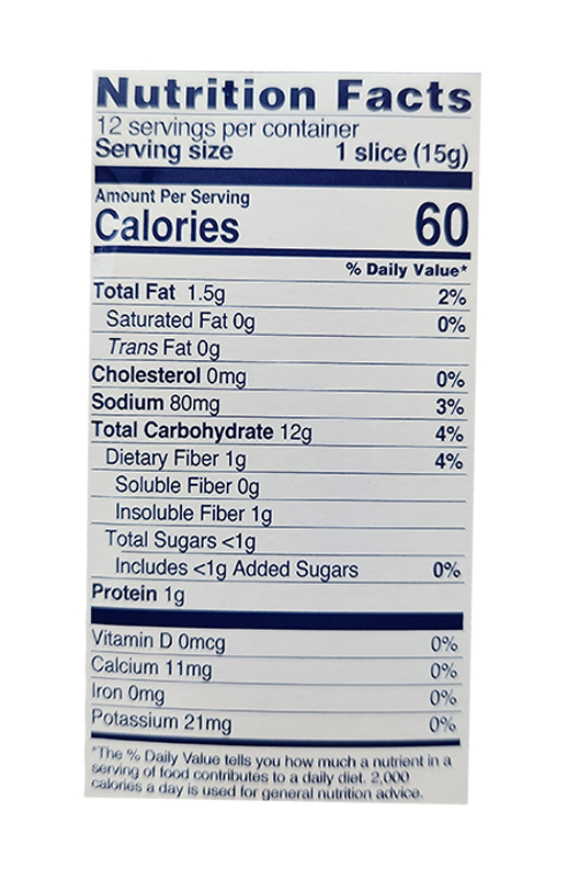 WASA Sesame and Sea Salt Crispbread 5.4 oz additional information